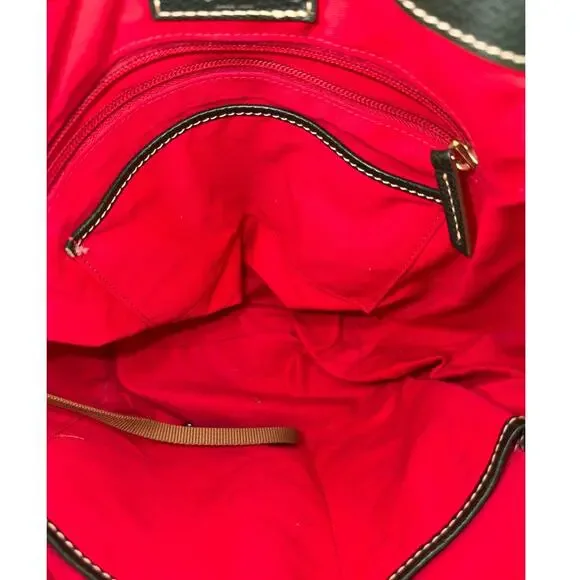 Dooney & Bourke Lily Bucket Pebbled Leather Green Front Buckle Shoulder Bag - Picture 12 of 12